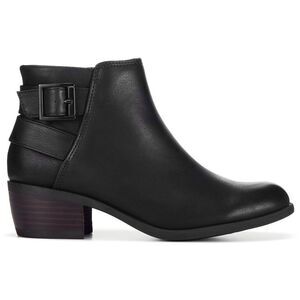 BOC Lydia Black Western Ankle Boot Bootie Chunky Heel Buckle Women's Size 12 New